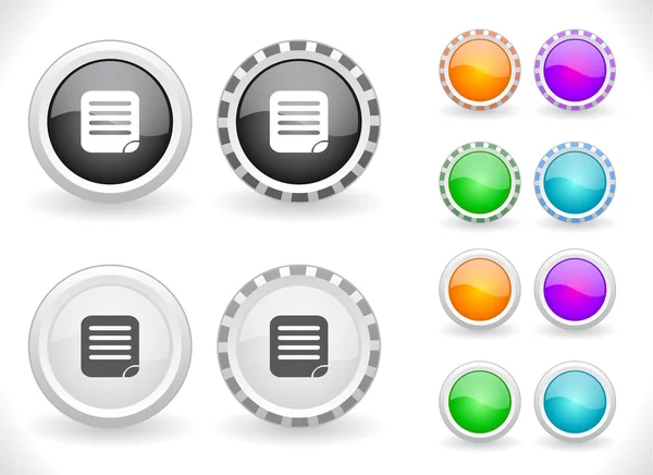 Buttons for web. Vector. — Stock Vector