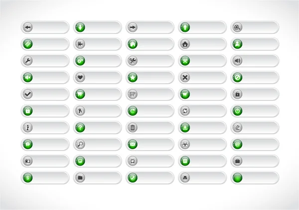 Botones para la web. Vector . — Archivo Imágenes Vectoriales