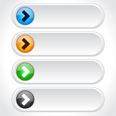 Buttons for web. Vector. clipart