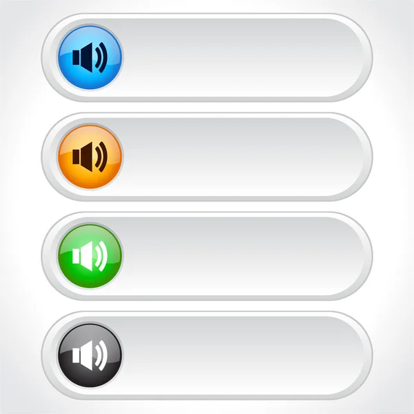 Botones para la web. Vector . — Archivo Imágenes Vectoriales