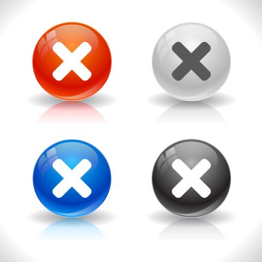 Buttons for web. clipart