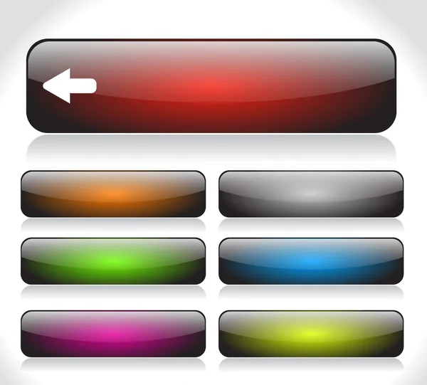 Κουμπιά για το web. διάνυσμα. — Διανυσματικό Αρχείο