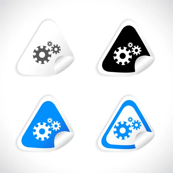 Stickers voor web. vector. — Stockvector