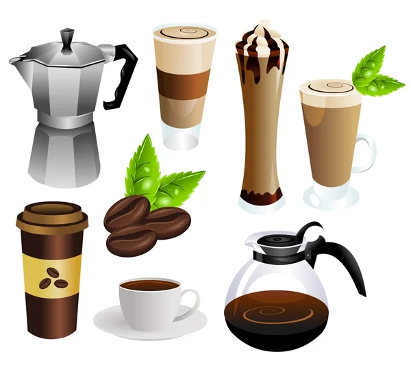 stock vector Coffee vector set