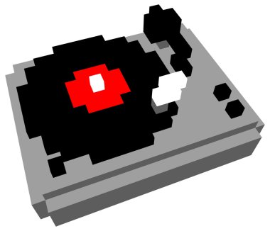 Cartoon turntable clipart