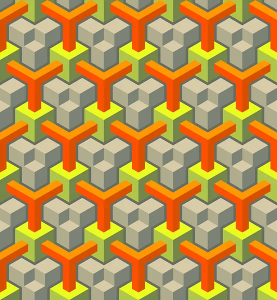 Patroon van blokken — Stockvector