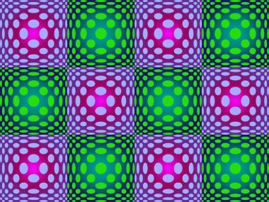 70's style seamless pattern clipart