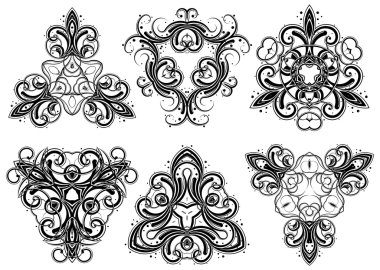 Fantasy ornaments 4 clipart