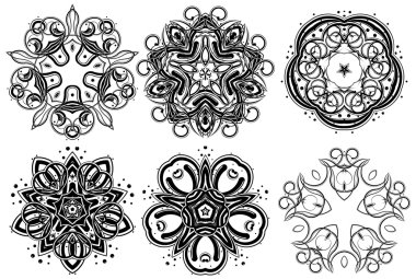 Fantasy ornaments 6 clipart