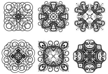 Fantasy ornaments 2 clipart