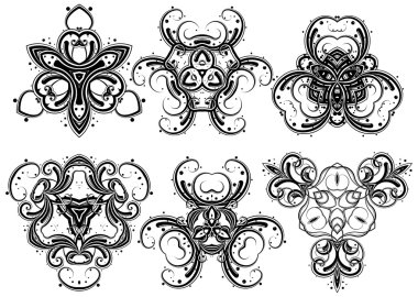 Fantasy ornaments 3 clipart