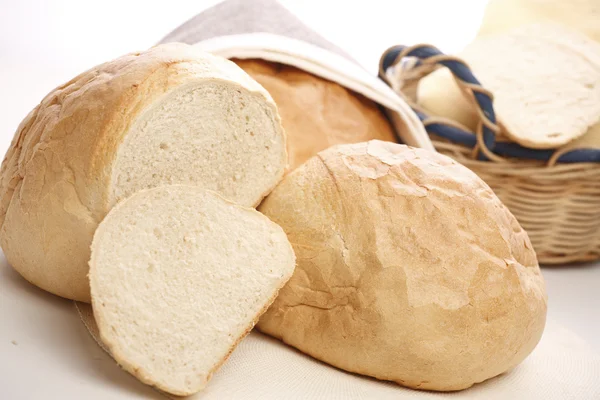 stock image Bread On White background