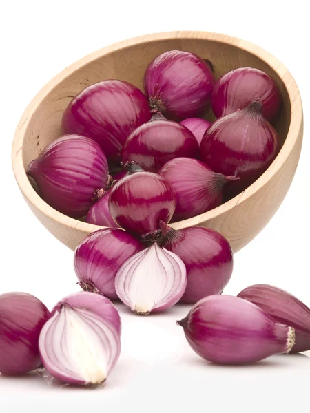 Red Onion On White Background — Stock Photo, Image