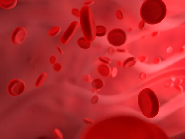 Красные кровавые клетки — стоковое фото