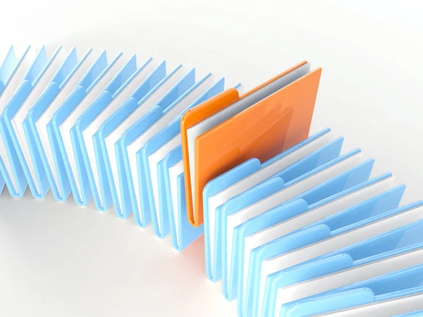 Folder icon on a white background — Stock Photo, Image