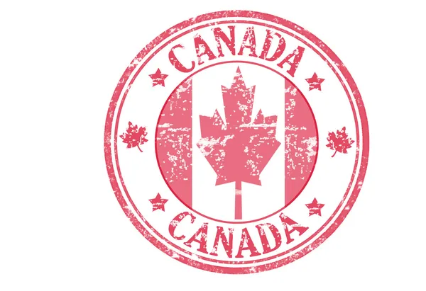 Timbre du Canada — Image vectorielle