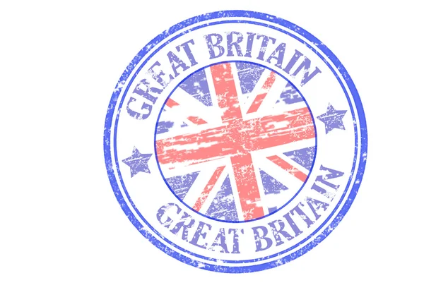 Great britain stamp — Stock Vector