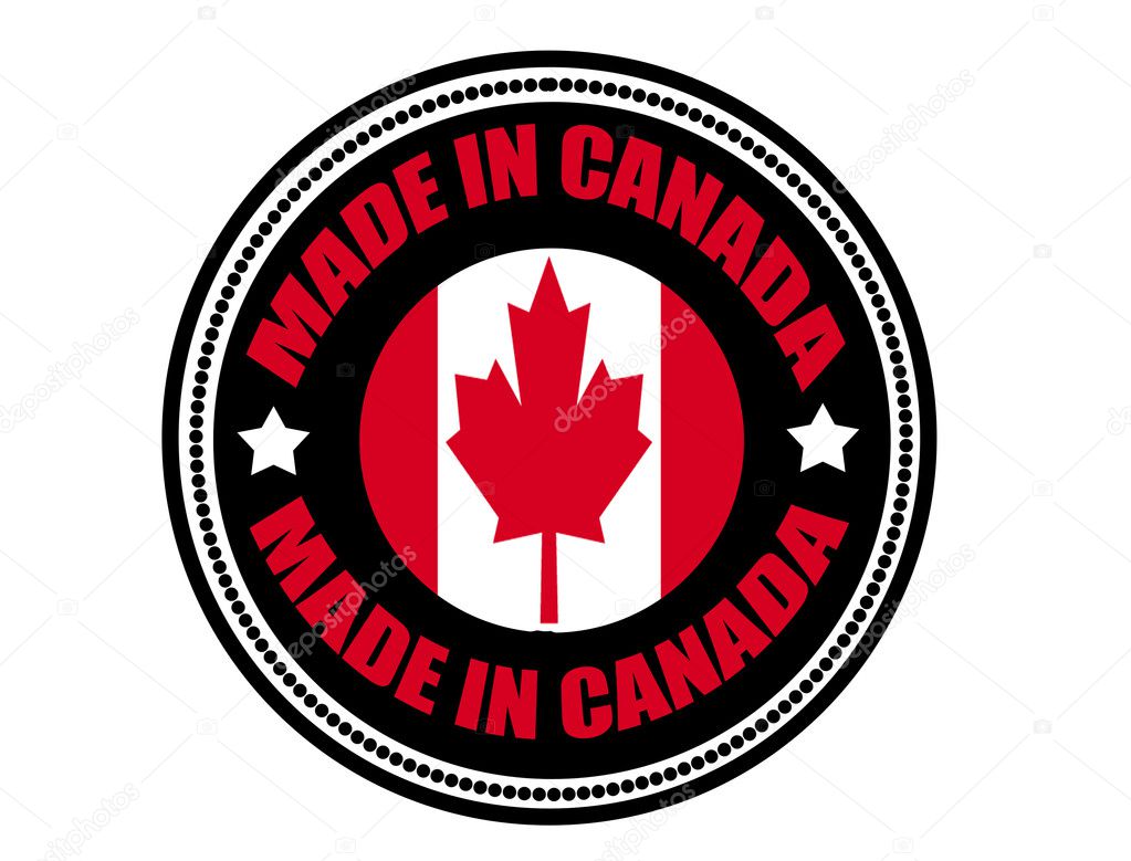 Made in canada label — Stock Vector © carmen_dorin #5207675