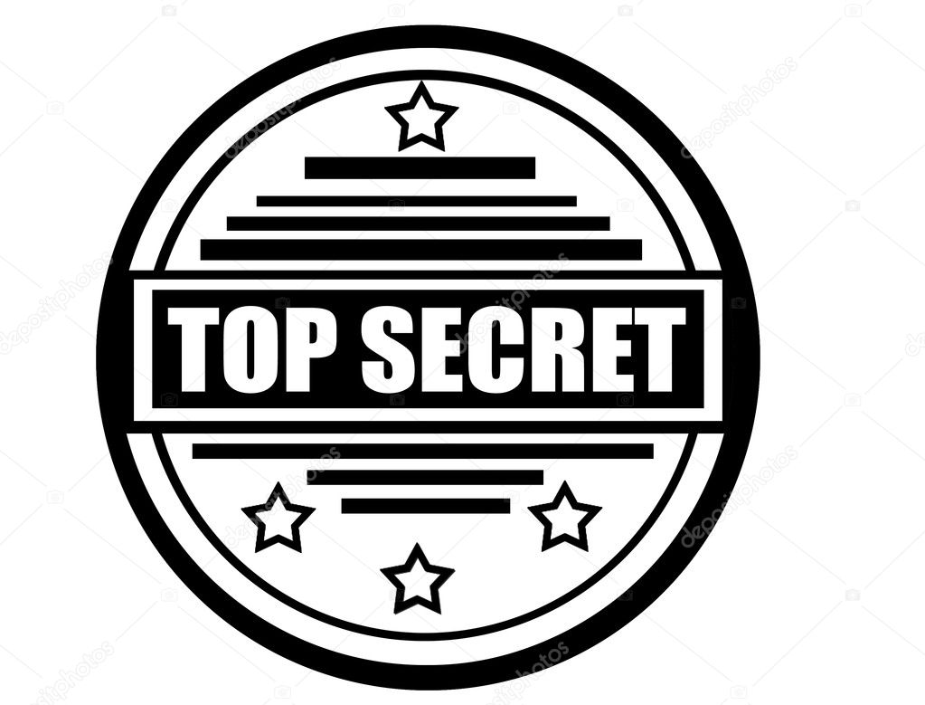 Top secret label Stock Vector by ©carmen_dorin 5268734