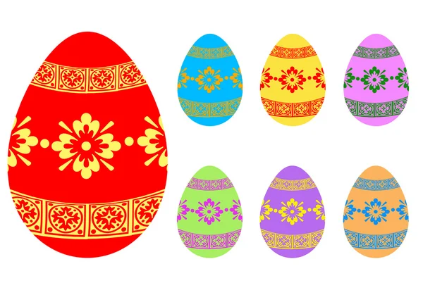 Œufs de Pâques — Image vectorielle