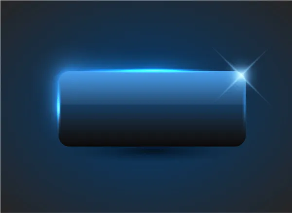 Άδειο μπλε κουμπί — Διανυσματικό Αρχείο