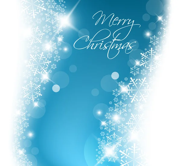 浅蓝色抽象圣诞节背景 — 图库矢量图片