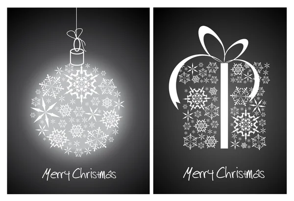 抽象のクリスマス カード — ストックベクタ