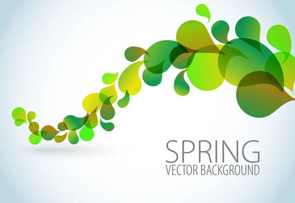 Primavera Fondo floral abstracto — Vector de stock
