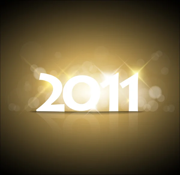 Nyårskort 2011 — Stock vektor