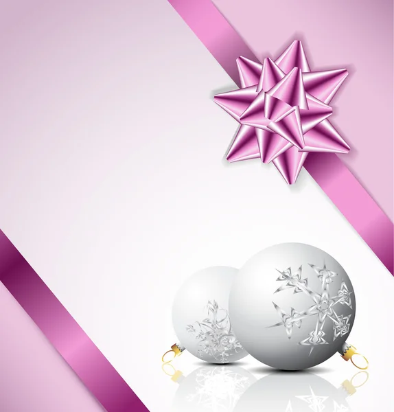 紫色圣诞贺卡 — 图库矢量图片