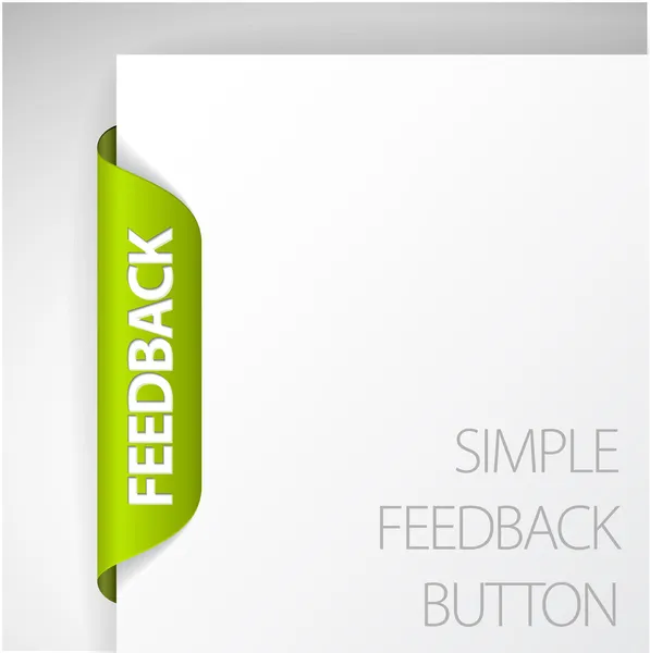 Etiqueta de feedback — Vetor de Stock