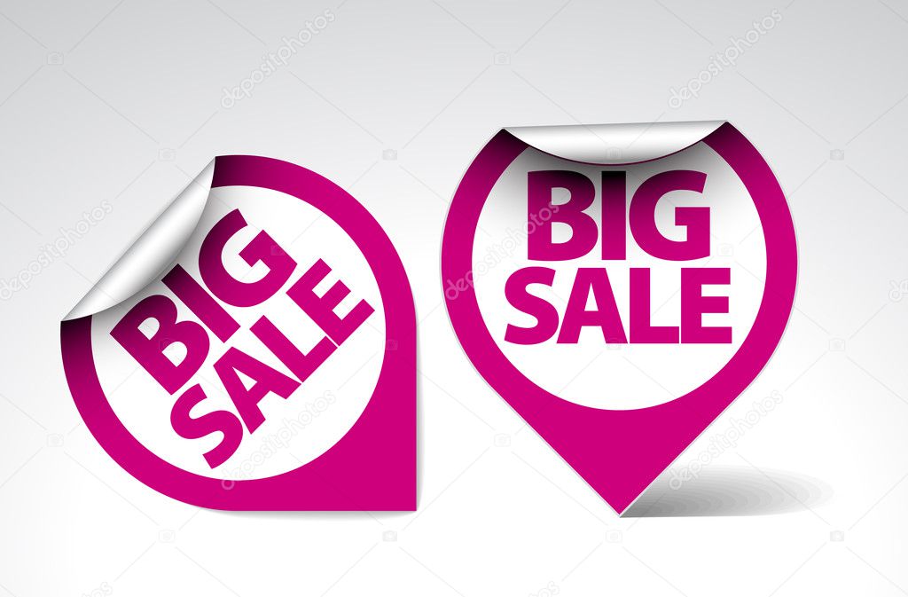 Round Labels stickers for big sale