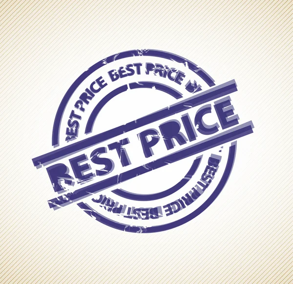 Timbro per il miglior prezzo — Vettoriale Stock