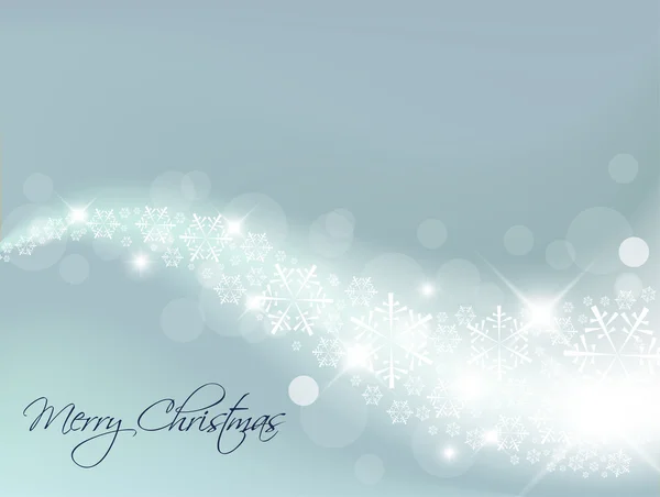 Bleu clair abstrait fond de Noël — Image vectorielle
