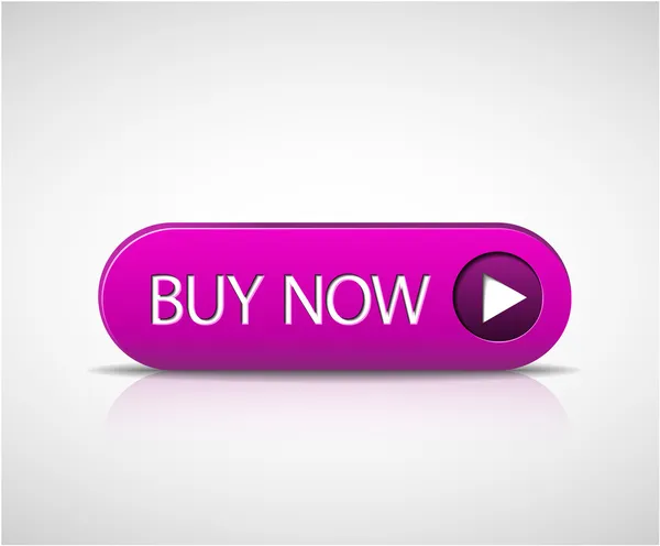 Big purple buy now button — Stock Vector