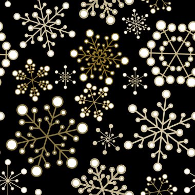 Christmas seamless pattern clipart