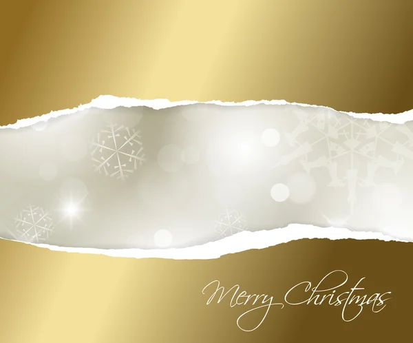 Vektor Weihnachten goldenen Hintergrund — Stockvektor