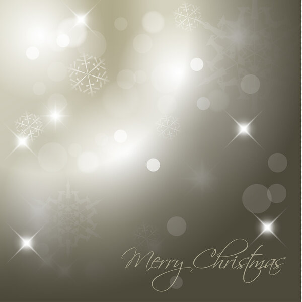 Vector Christmas background with snowflakes
