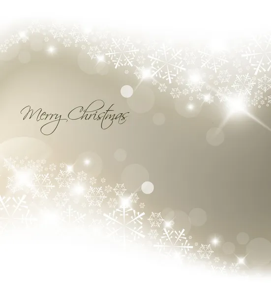光の抽象的なクリスマス背景銀 — ストックベクタ