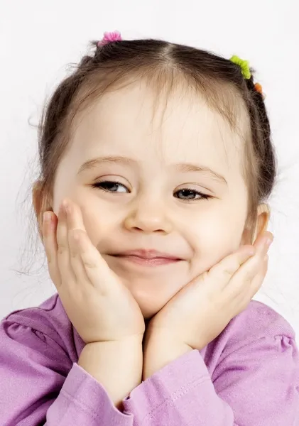 Das lächelnde Kind — Stockfoto