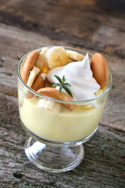 Pudding van de banaan — Stockfoto