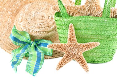 Starfish with Beach accesories clipart