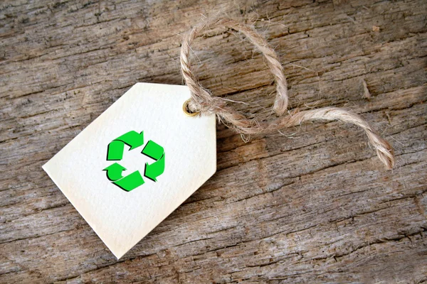 Stock image Recycle Gift Tag