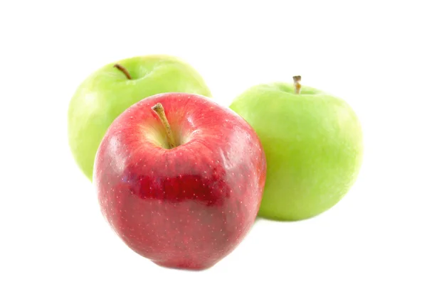 Trzy jabłka — Zdjęcie stockowe