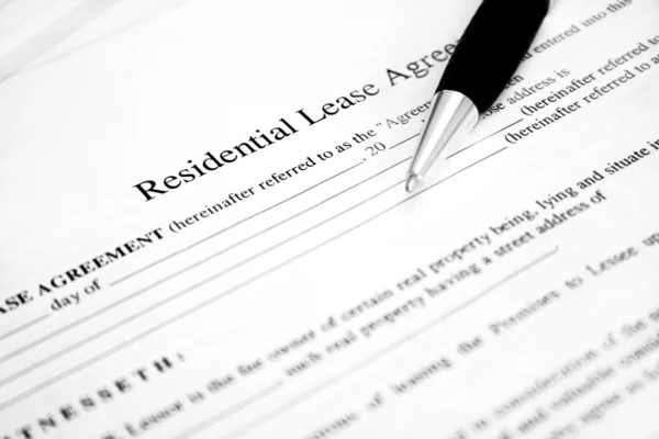 Lease Agreement — Stock Photo, Image