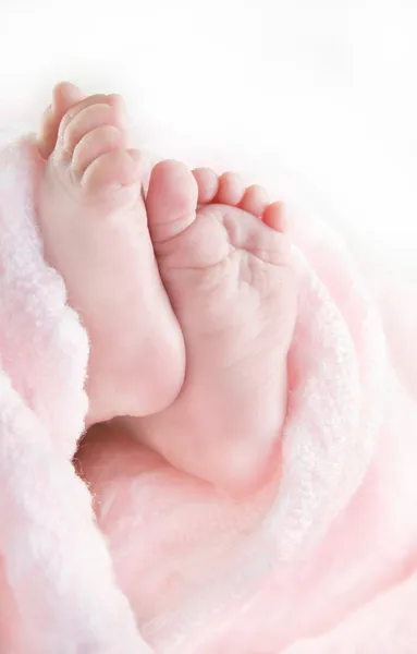 Baby's voeten Stockfoto