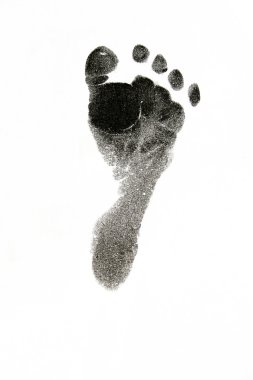 Baby Foot Print clipart