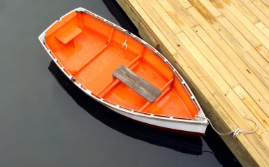 Docked Boat clipart