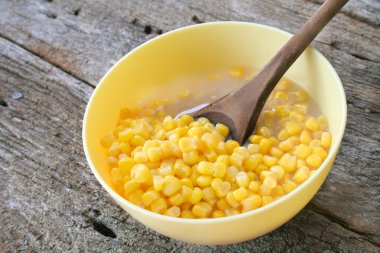 Bowl of Corn clipart