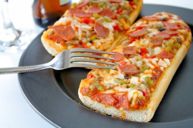 Fransız ekmek pizza